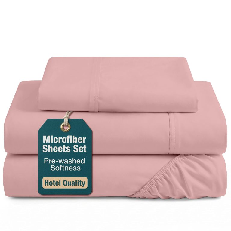Casa Platino Twin Size Bed Sheets Set - Washed Ultra-Soft Microfiber Twin Bed Sheets - Extra Soft - 3 Piece Set - Bedding Sheets & Pillowcas