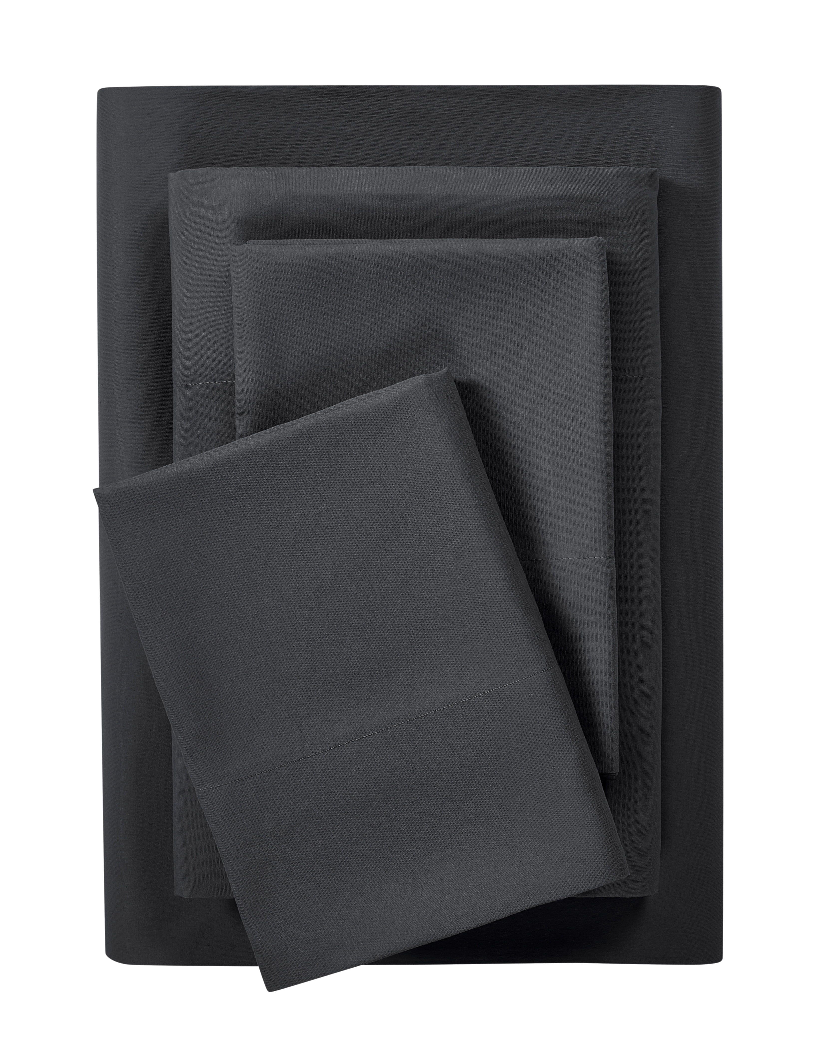Mainstays-Comfort-Chill-Microfiber-Bed-Sheet-Set-Queen-Rich-Black-4-Piece_28e9bbe4-2488-4a7f-8455-6dedcecd177f.fccd6e905263f2422059dae7c5d3cd79 Microfiber Bed Sheet Set, Queen, Rich Black, 4 Piece