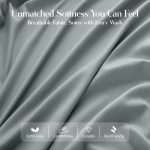 Bed Sheets - 6 Piece Ultra-Soft Microfiber Sheets Set, Deep Pocket Fitted Sheet, Flat Sheet & 4 Pillowcases, Breathab... - Image 5